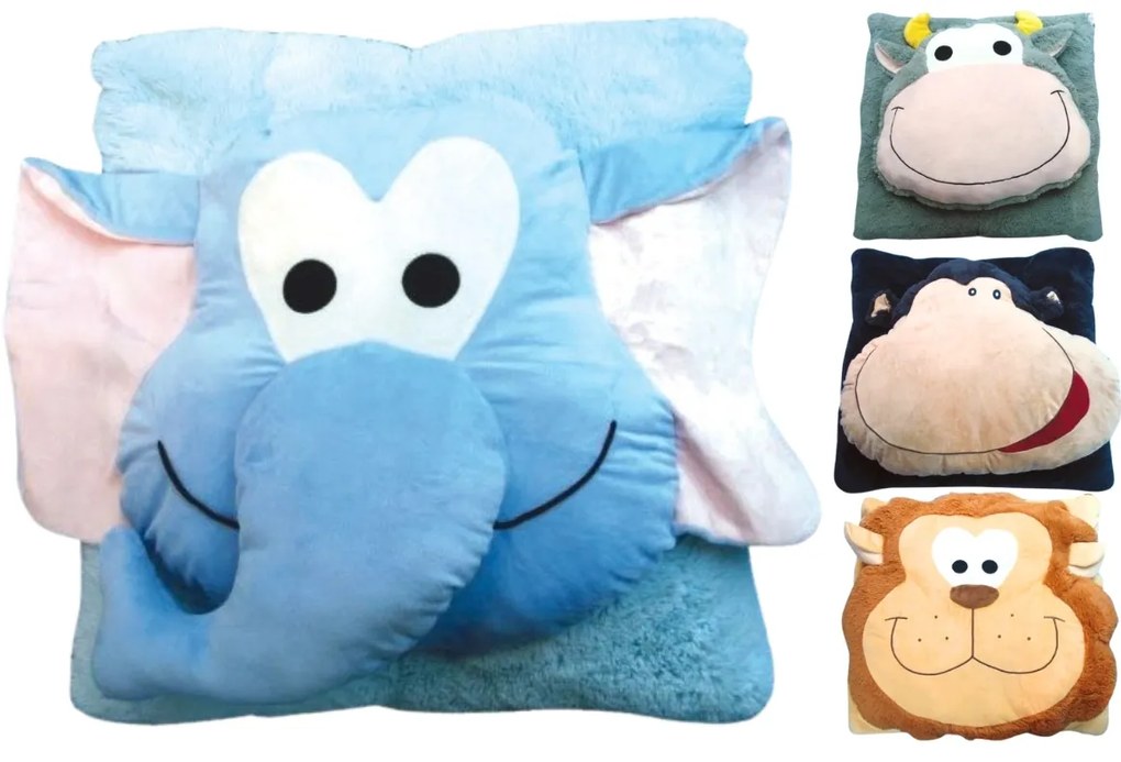 Perna pentru copii CUDDLI FRIENDS 70x70 cm plus - mai multe culori Culoare: Maro