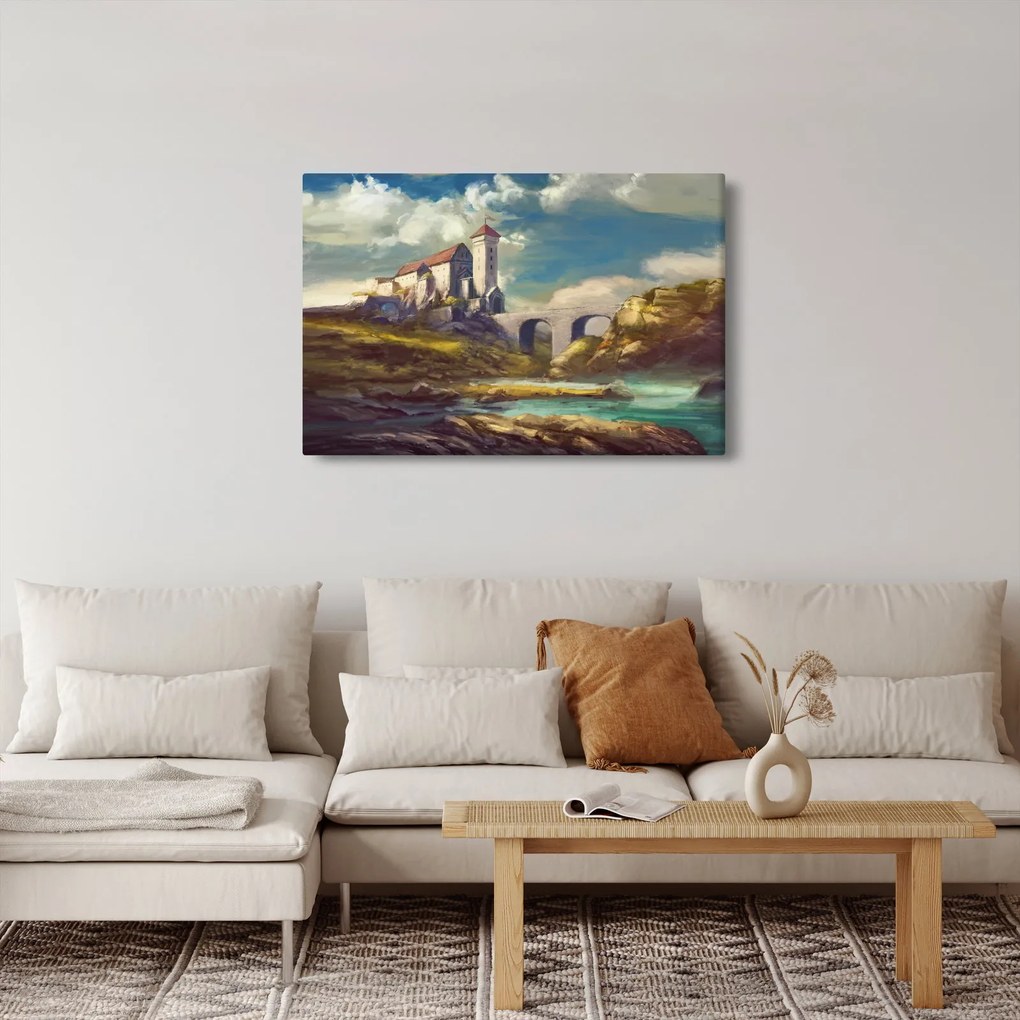 Tablou - Castelul medieval (90x60 cm)