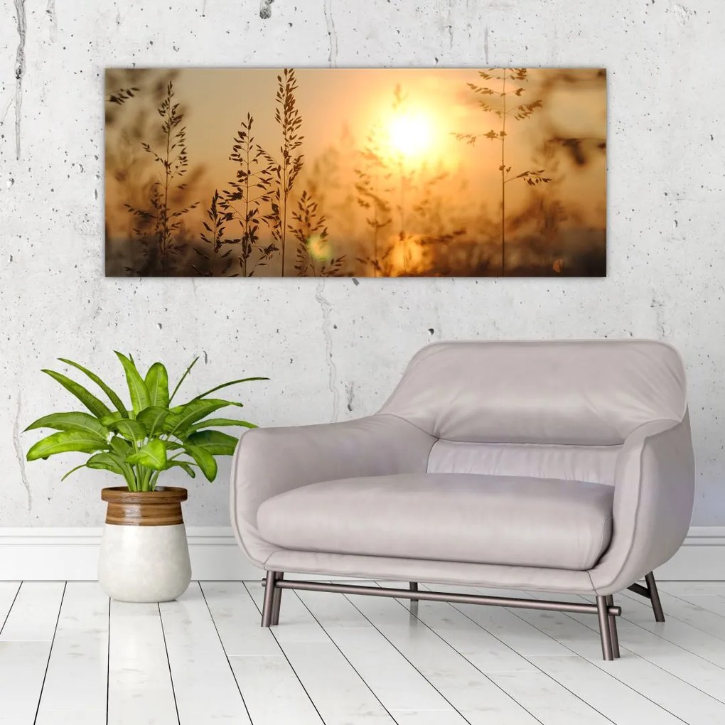 Tablou cu răsărit de soare (120x50 cm)