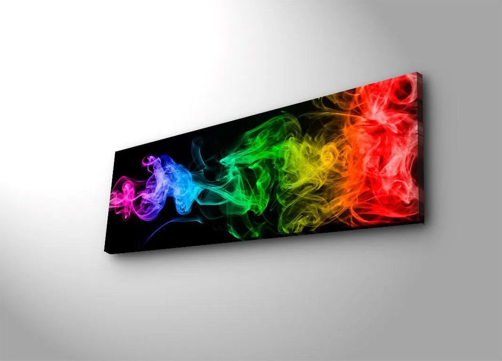 Tablou Canvas cu Led Pride fara priza, Multicolor, 90x3x30 cm