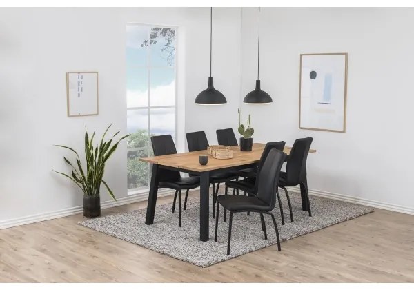 Scaun de sufragerie AMAL 1 buc. negru