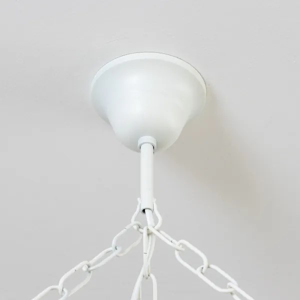 Brilagi - Candelabru suspendat cu lanț QUEEN 6xE14/40W/230V fag/crem