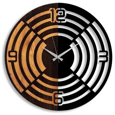Ceas de perete d. 56 cm 1xAA lemn/metal