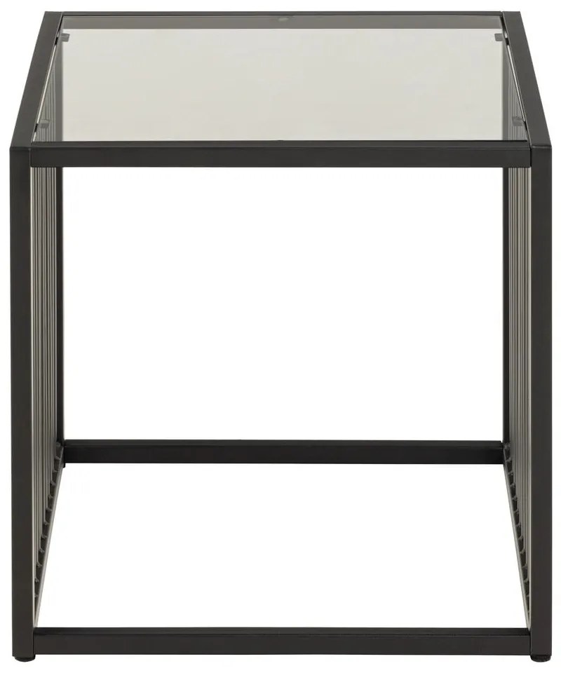 Măsuță auxiliară cu blat din sticlă 40x40 cm Strington – Actona
