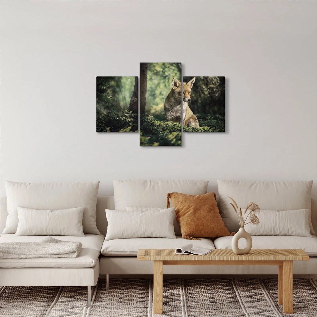 Tablou cu vulpe (90x60 cm)