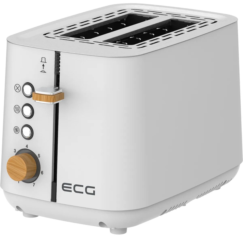 Prăjitor de pâine ECG ST 2768 Timber White