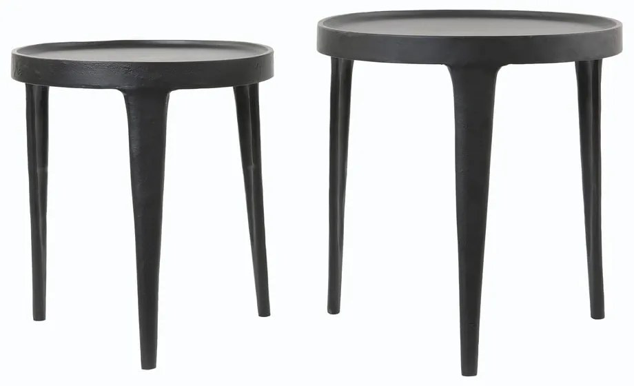 Măsuțe auxiliare 2 buc. rotunde ø 43 cm Tobias – Light &amp; Living