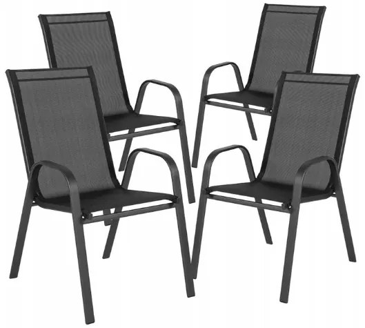 JAKS Set de grădină negru ZMO S 4