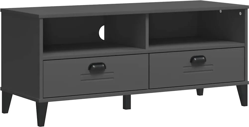 vidaXL Dulap TV „VIKEN”, gri antracit, lemn prelucrat