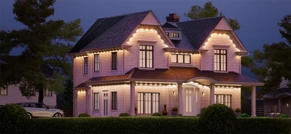 Nanoleaf N7401E00-5POL – Șir de extensie LED RGBCW, 72 W, 230 V, 5 m, 2200–6500 K, IP67, Wi-Fi