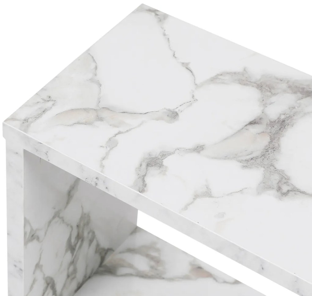 Masă de cafea Life White Marble