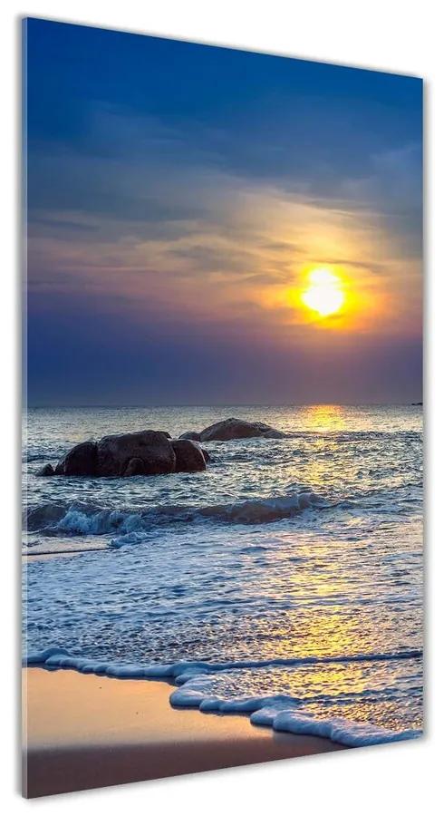 Fotografie imprimată pe sticlă Sunset Beach