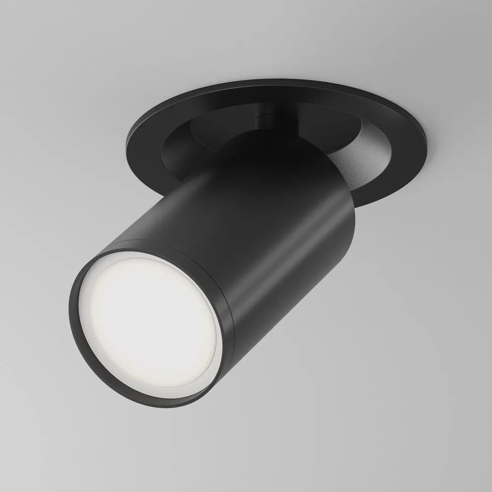 Spot incastrabil design tehnic Focus S negru