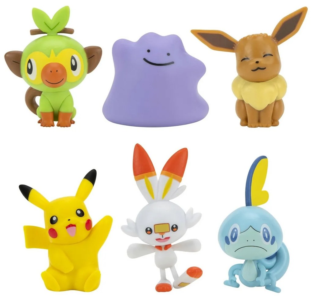 Set de figurine Pokémon, 6 buc