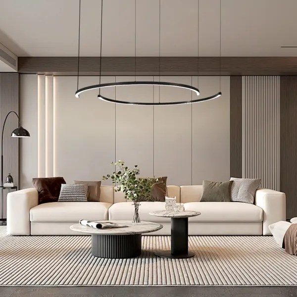 Immax NEO 07329L - Lampă LED reglabilă suspendată pe cablu FINO 72W/230V 120 cm neagră Tuya+telecomandă