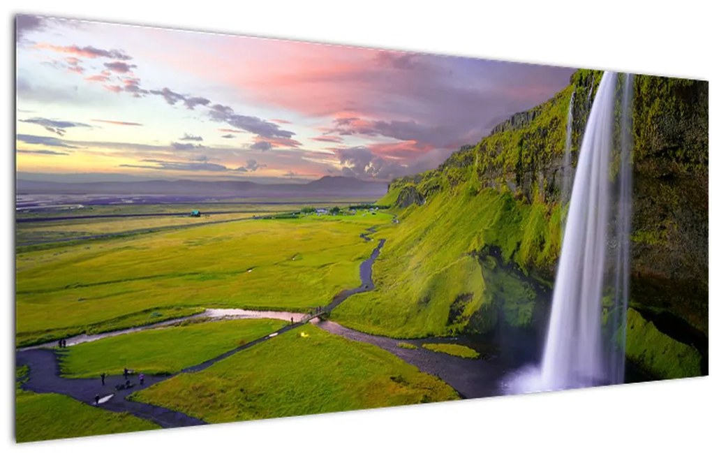 Tablou cu cascade (120x50 cm)