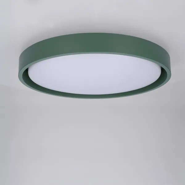 Brilagi - Lampă LED dimabilă MATTEO LED/48W/230V 3000-6500K Ø41 cm verde + telecomandă