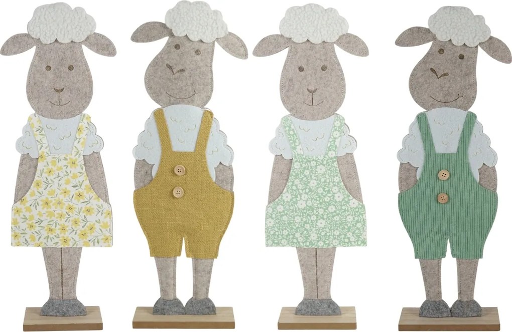Decoratiune de Pasti FELT SHEEP 50 cm - mai multe culori Culoare: Galben