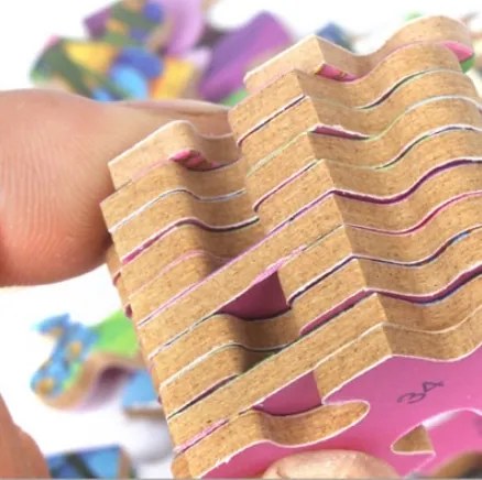 Puzzle din lemn - Șantier 60buc