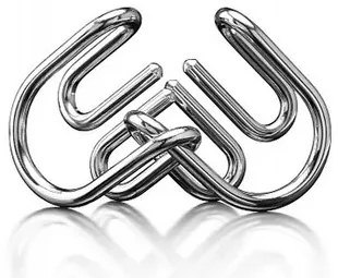 Puzzle din metal Popular, set 3 buc.