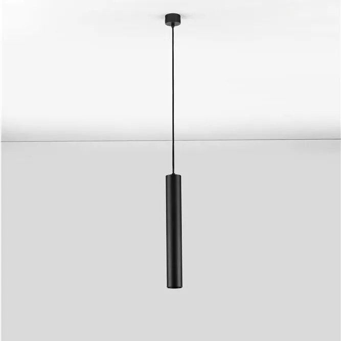 Pendul tubular design modern minimalist SEAWAVE, negru