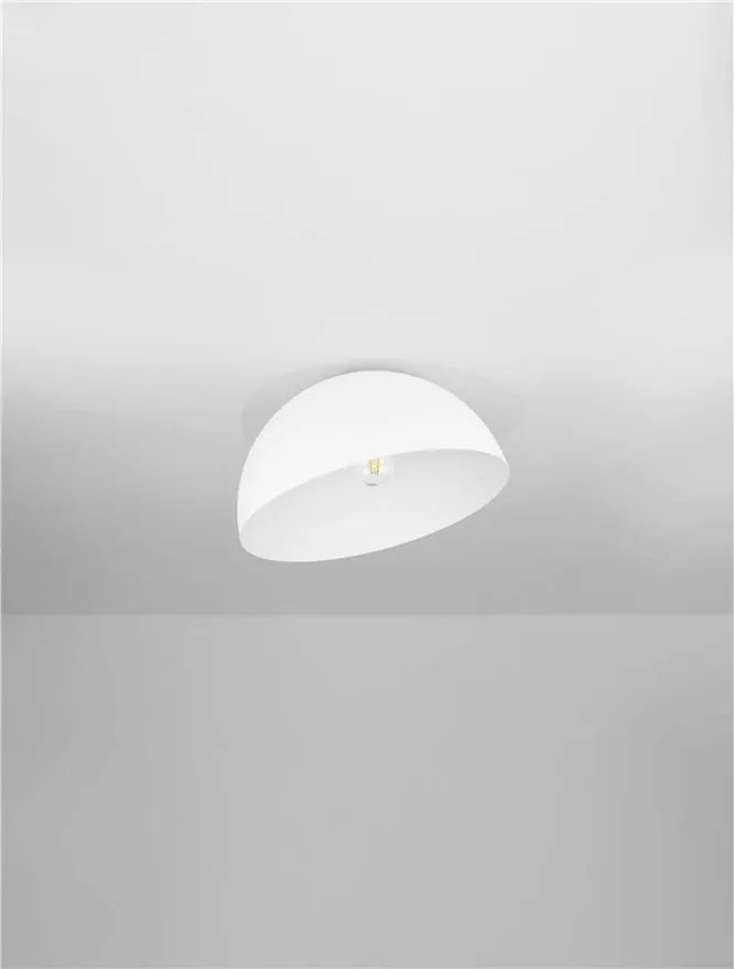 Lustra aplicata design decorativ GEA alb D-40cm