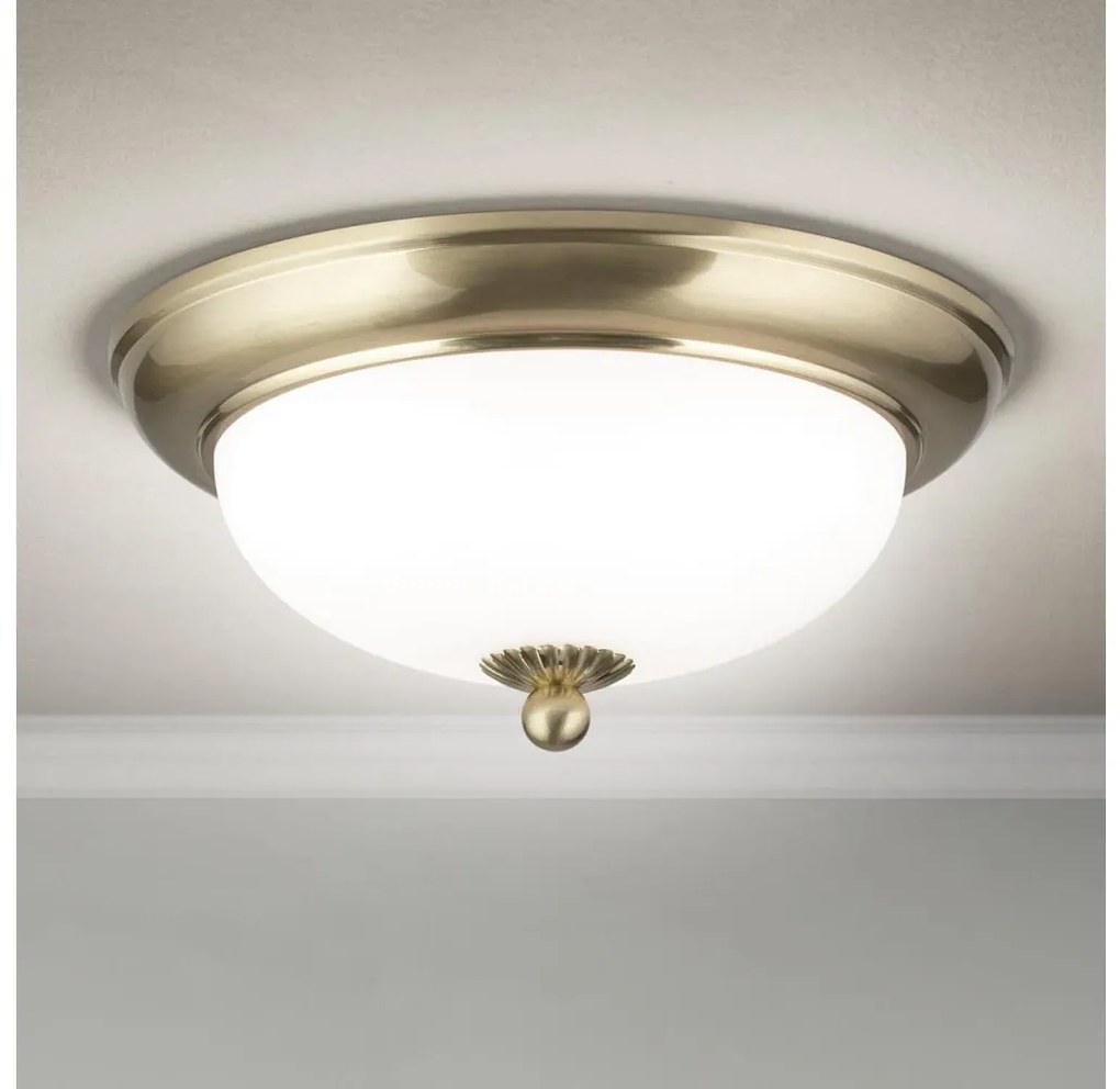 Orion - Plafonieră EMPIRA, 2xE14/40W/230V, Ø 26,5 cm, alamă