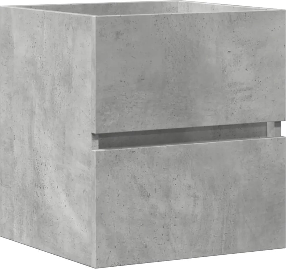 vidaXL Dulap pentru chiuvetă, gri beton, 41x38,5x45 cm, PAL