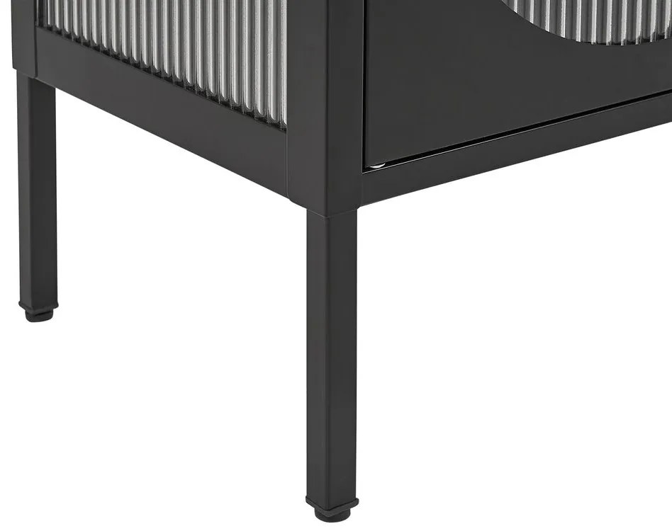 Vitrină Shanita (negru) . 1075785