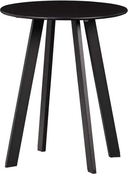 Măsuță auxiliară de grădină WOOOD Fer, ø 40 cm, negru