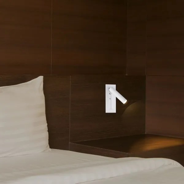 Aplica de perete tip spot LED, 2W, 230V, 3000K, alb