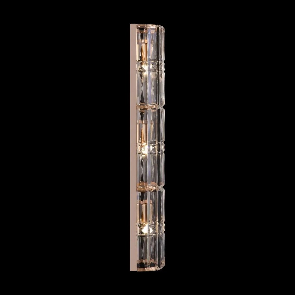 Aplica de perete design neoclasic Facet auriu, 75cm