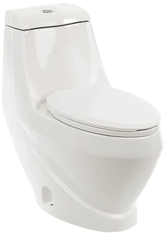 Vas de toaletă Coral Monobloc cu evacuare inferioară