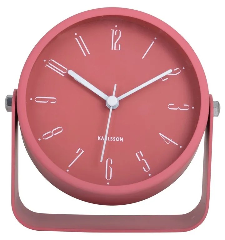 Karlsson 5989RD ceas cu alarmă design roșu,diametru 12 cm
