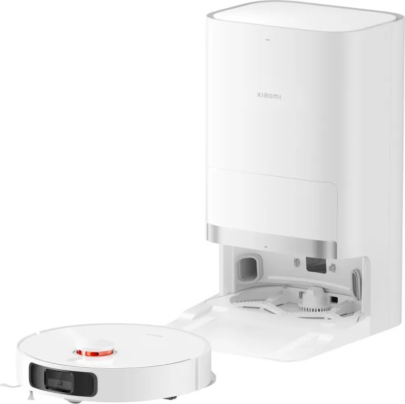 La mâna a doua: Aspirator robot Xiaomi X20+, 6000 Pa, 140 min, 0.35/4 l, Functie Mop, Statie de autogolire, Navigatie LDS, Evitarea obiectelor, Aplicatie mobila, Alb