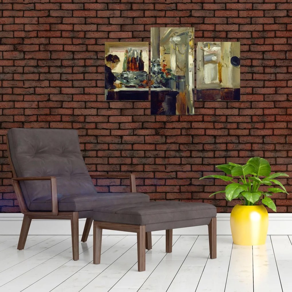 Tablou - Style of Edouard Manet, Bon Bock Cafe, reproducere (90x60 cm)