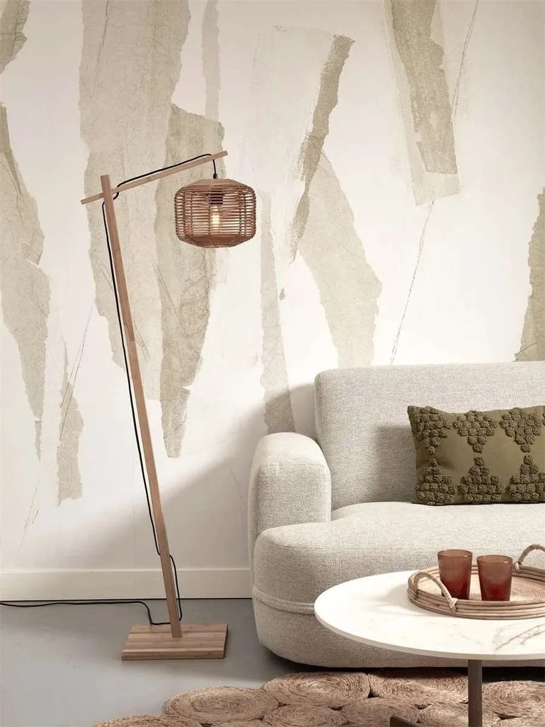 Lampadar eco din bambus cu ratan Tanami S nat/2520, nat