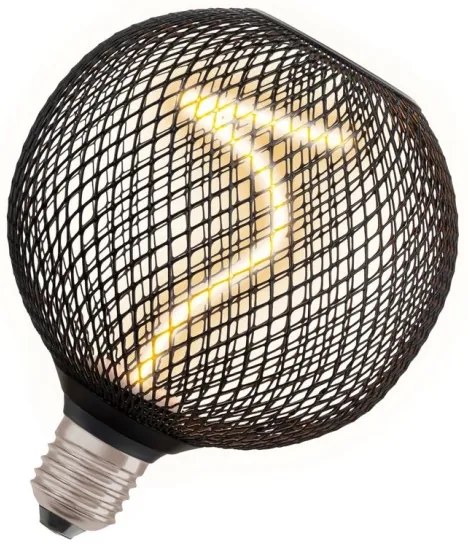 Bec LED dimabil Osram DECOR FILAMENT G125 E27/3,5W/230V 1800K negru