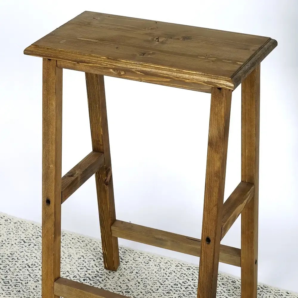 Scaun bar, taburet,William,din lemn,culoare nuc,70 cm