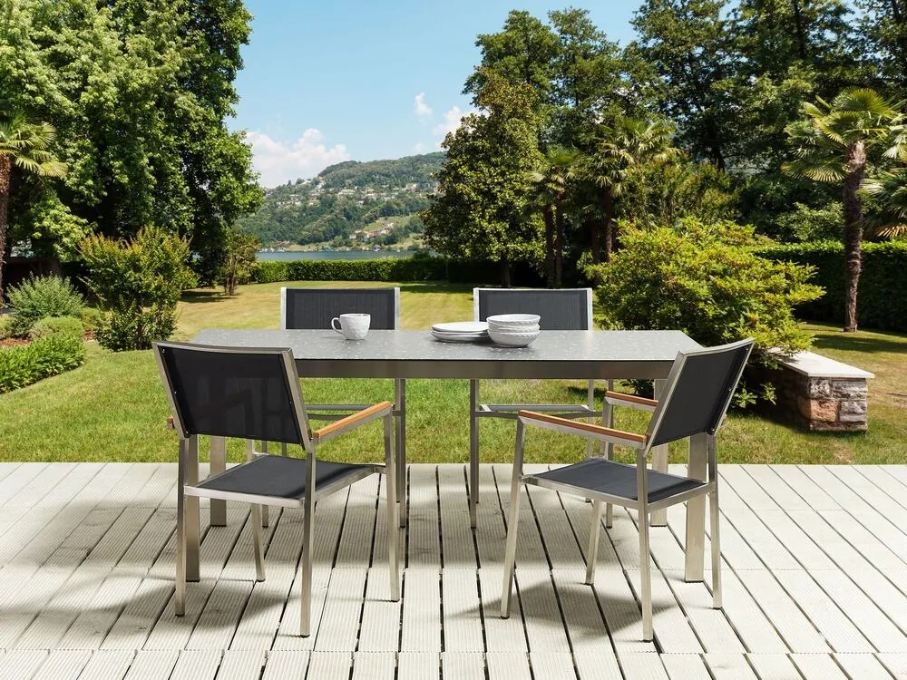 Set mobilier de grădină Cleopatra (negru). 1078481