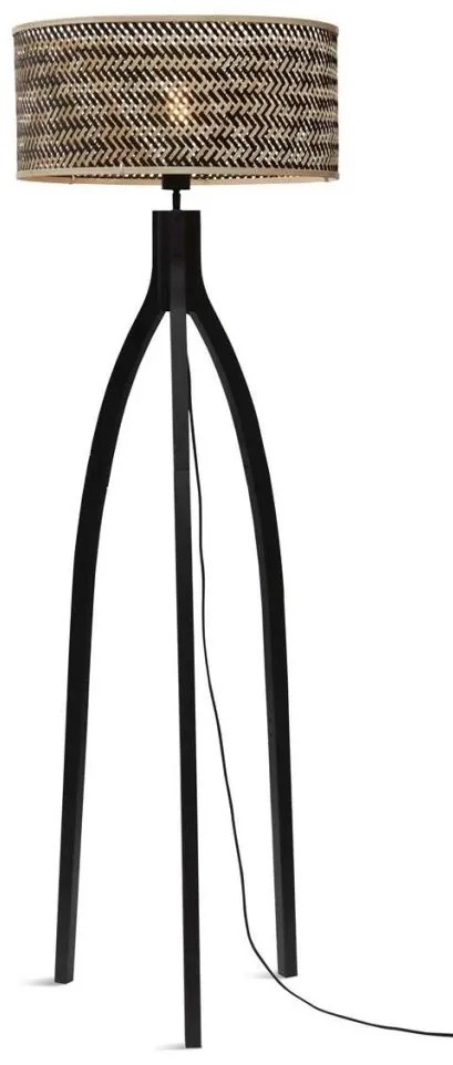 Lampadar eco din bambus Java 3-legs bl/50x22, bl/nat