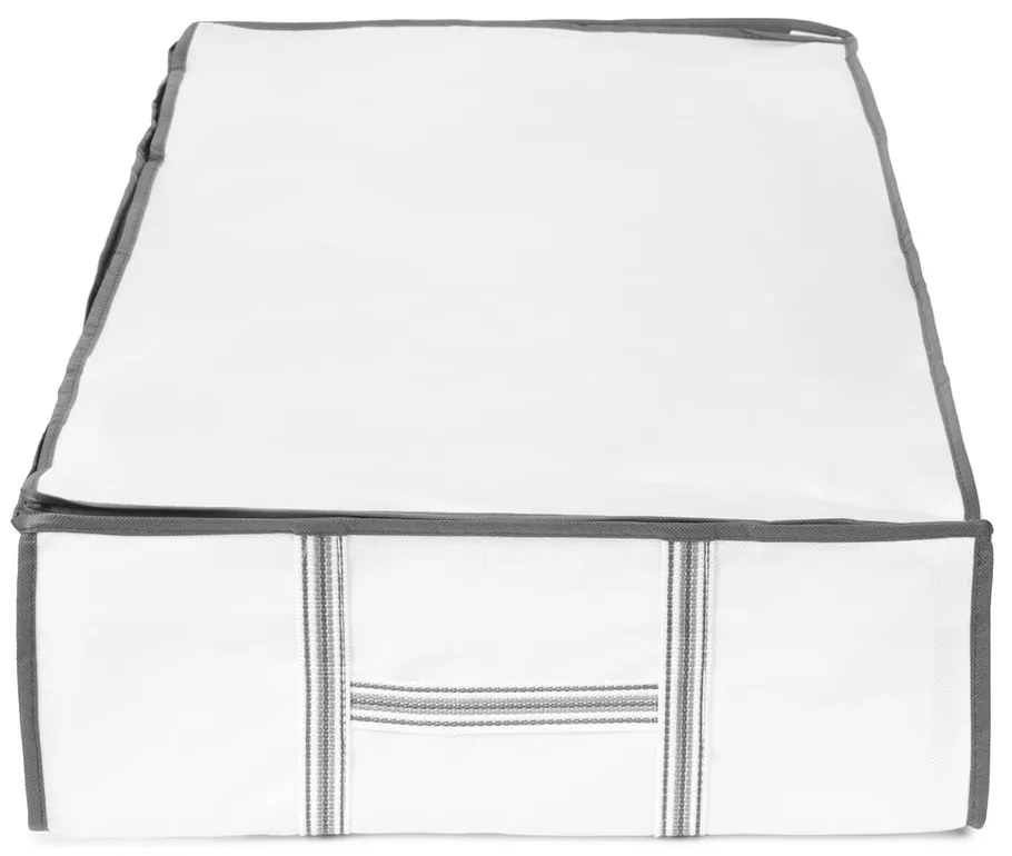 Cutie de depozitare sub pat din material textil/din plastic cu vacuum 105x45x15,5 cm Life – Compactor