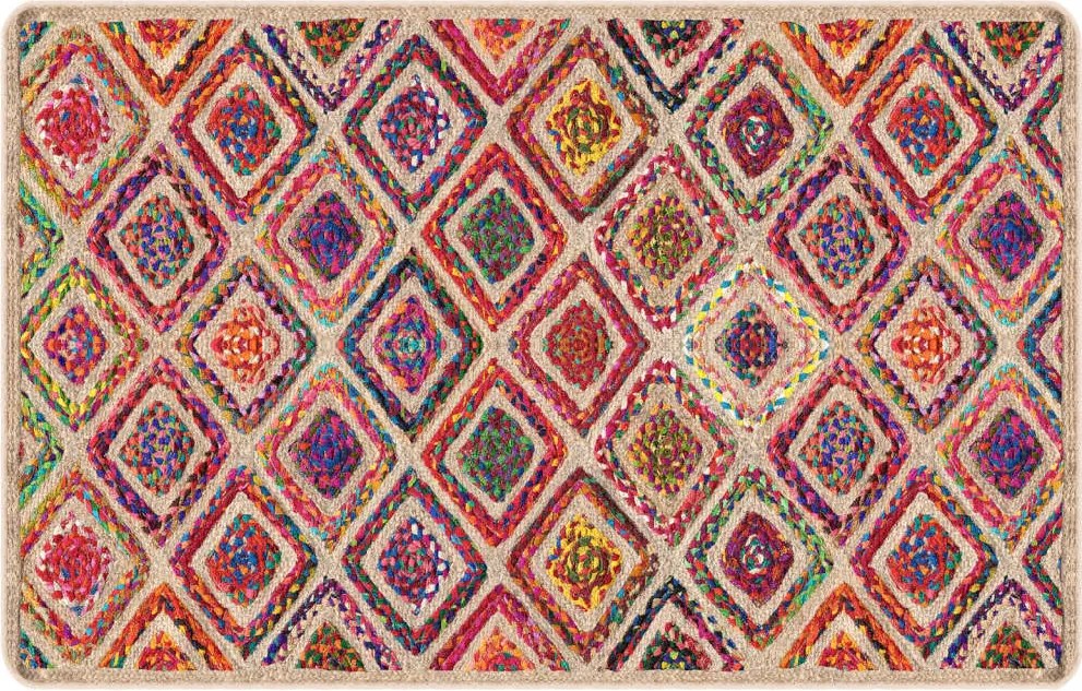 vidaXL Covor lavabil, multicolor, 190x300 cm