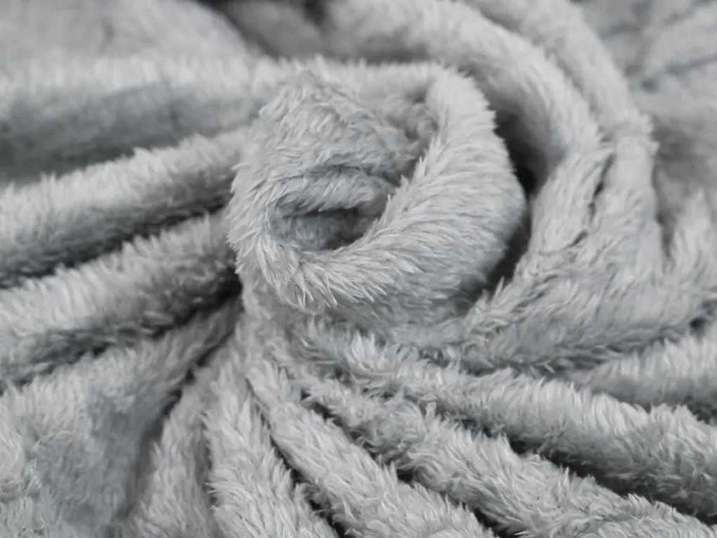 ELEFANT de plus cu paturica cocolino in interior, gri