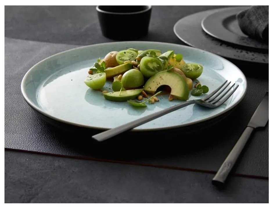 Farfurie gri deschis din gresie ø 27 cm Grey/Light Blue – Bitz