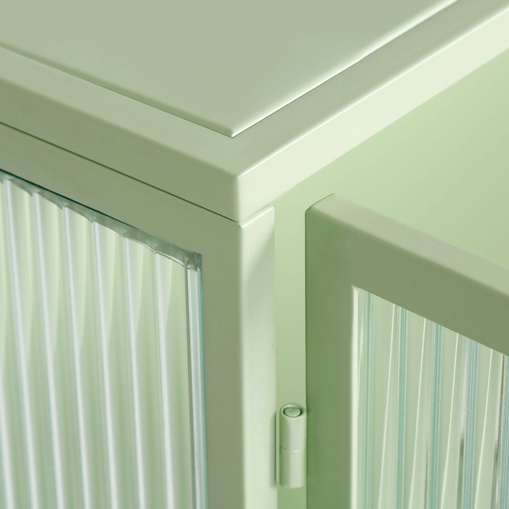 Bufet modern cu două uși, Verde | Aosom Romania