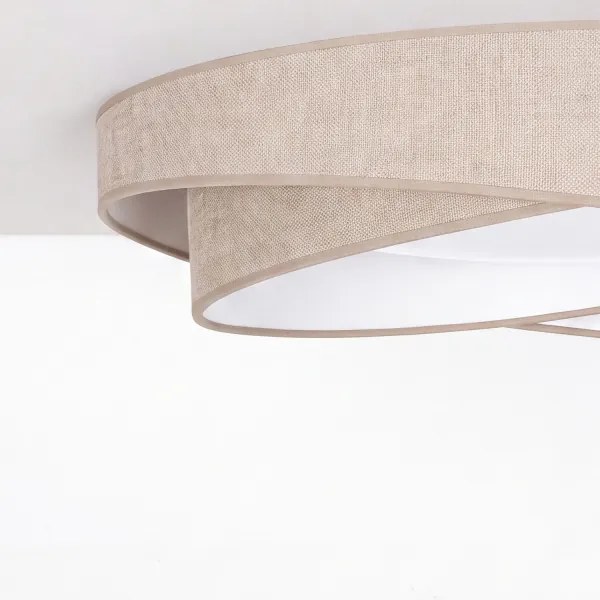 BRILAGI - Corp de iluminat LED reglabil VELVET TWIST LED/36W/230V CCT Ø 65 cm WT bej + telecomandă