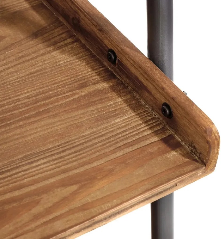 Suport perete cu rafturi si oglinda design industrial OLD