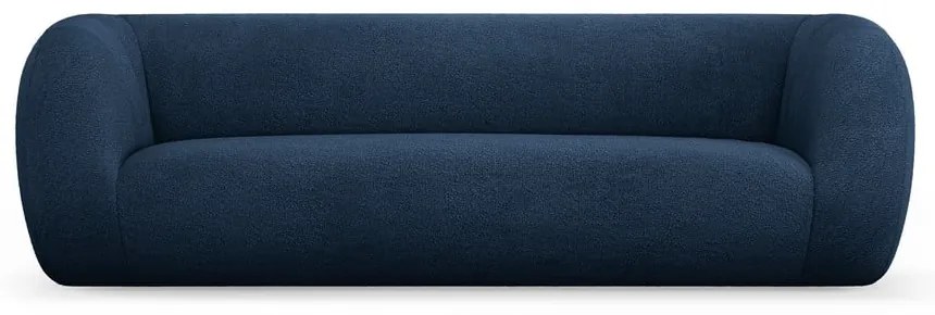 Canapea albastră cu tapițerie din stofă bouclé 230 cm Essen – Cosmopolitan Design