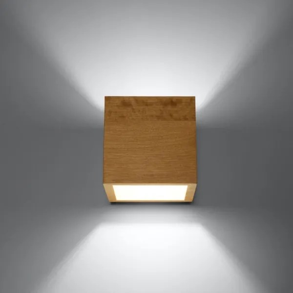 Aplică perete QUAD 1xG9/40W/230V lemn